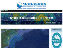 Tablet Screenshot of maracoos.org
